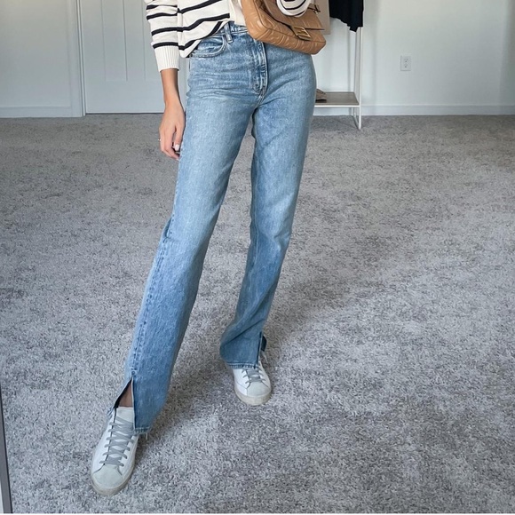 Abercrombie & Fitch Denim - Abercrombie & Fitch - The Skinny High Rise Split Hem Jean - 27L